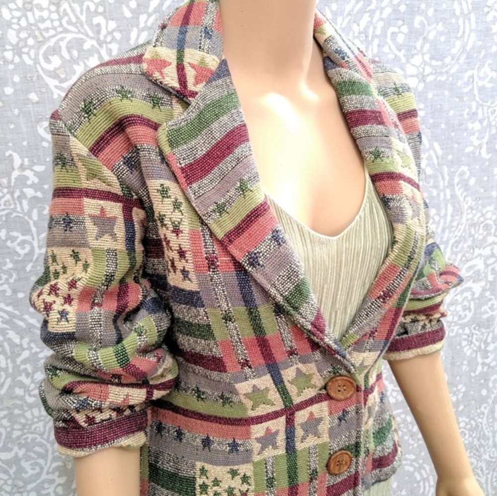 Vintage Tapestry Jacket Blazer
